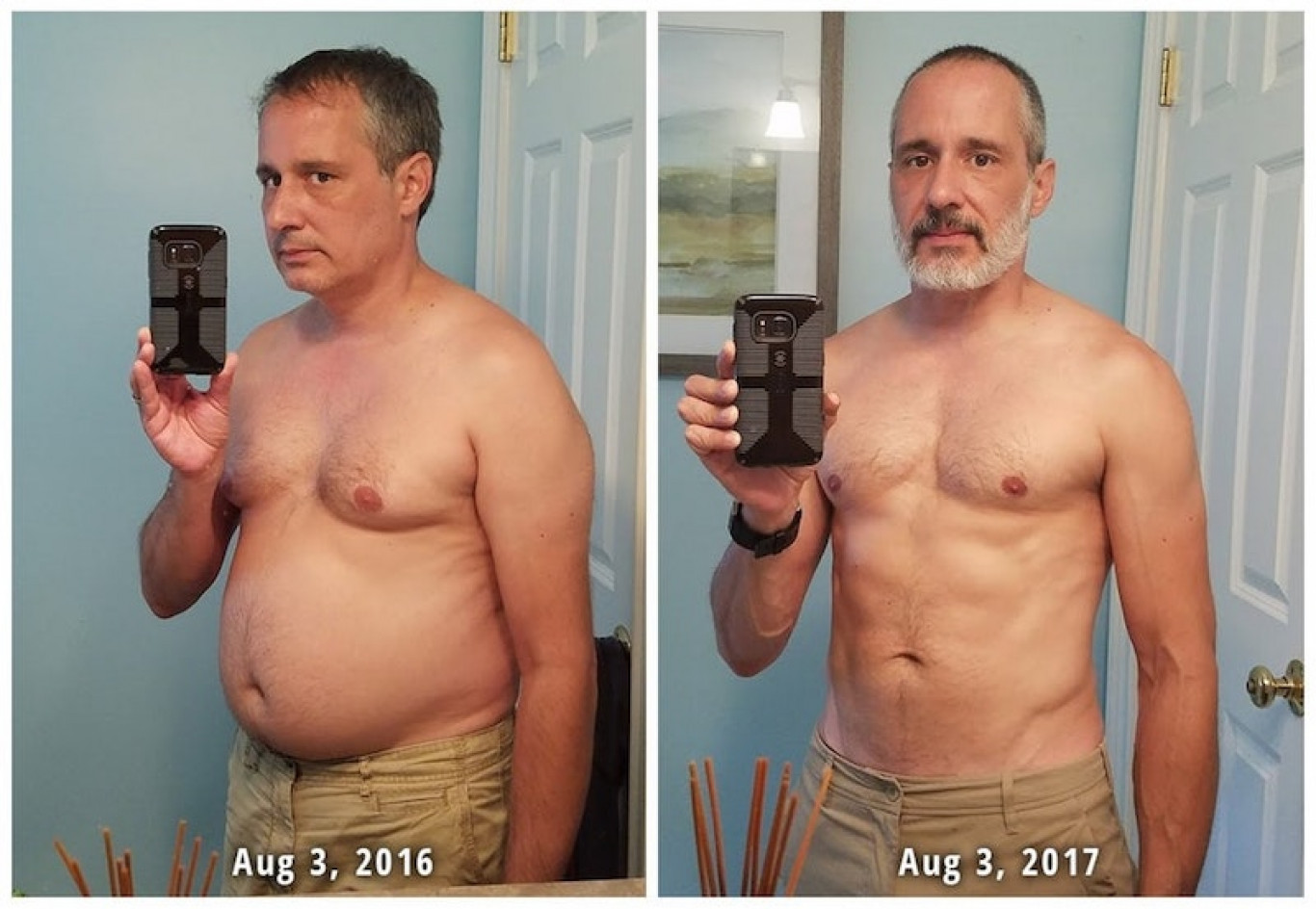 fogyás 30 nappal előtte és utána